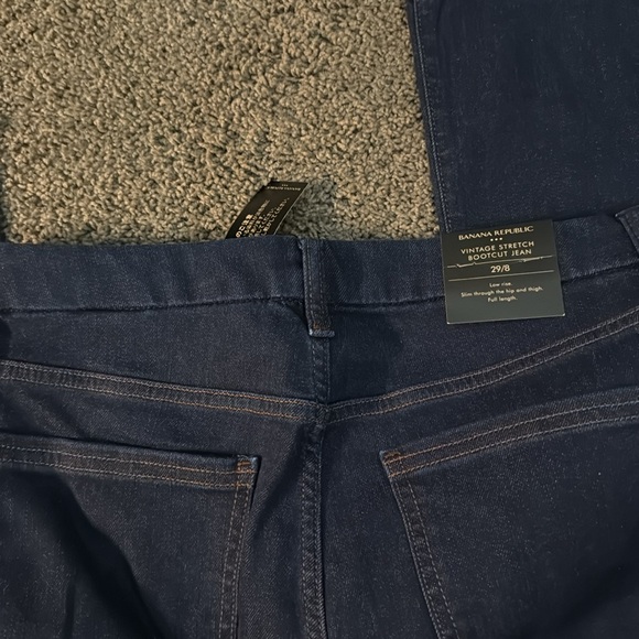 Brand new banana republic vintage stretch jeans bootcut 29/8 low rise with tags! - Picture 6 of 6
